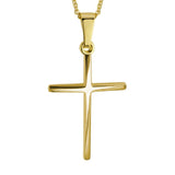 Artistry Limited 14K Yellow Gold Thin Cross Necklace