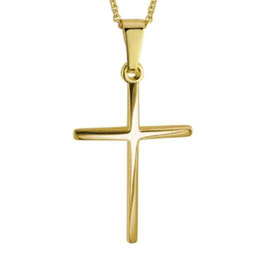 Artistry Limited 14K Yellow Gold Thin Cross Necklace