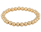 14K 6mm Bead Bracelet