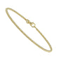 14K Yellow Gold Diamond Cut Bead Cuff