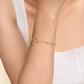 14K Yellow Gold Contemporary Link Chain Bracelet