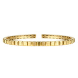 14K Yellow Gold Contemporary Gold Split Bangle