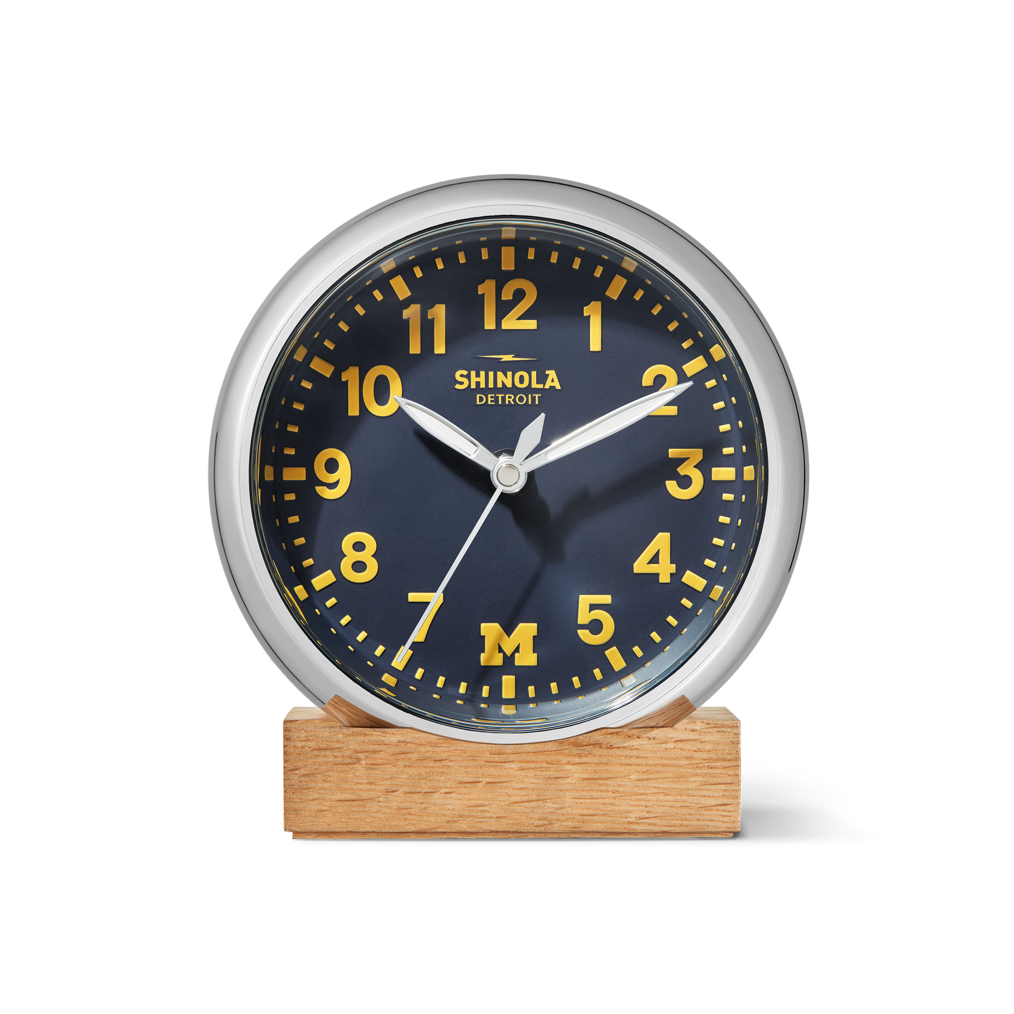 Shinola Wolverine Runwell Desk Clock