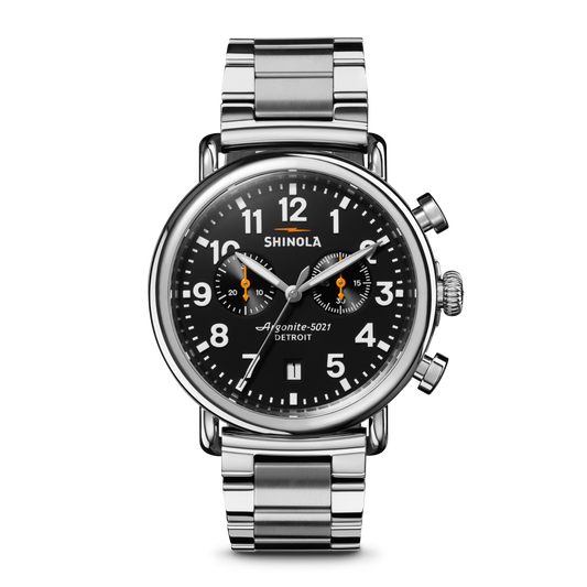 Shinola Runwell 41mm Black Eye Chronograph Watch