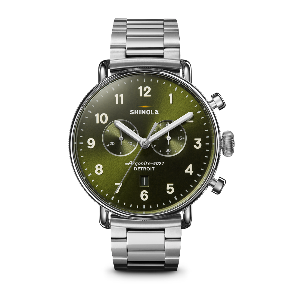 Shinola 43mm Canfield Chronograph Watch