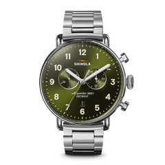 Shinola 43mm Canfield Chronograph Watch