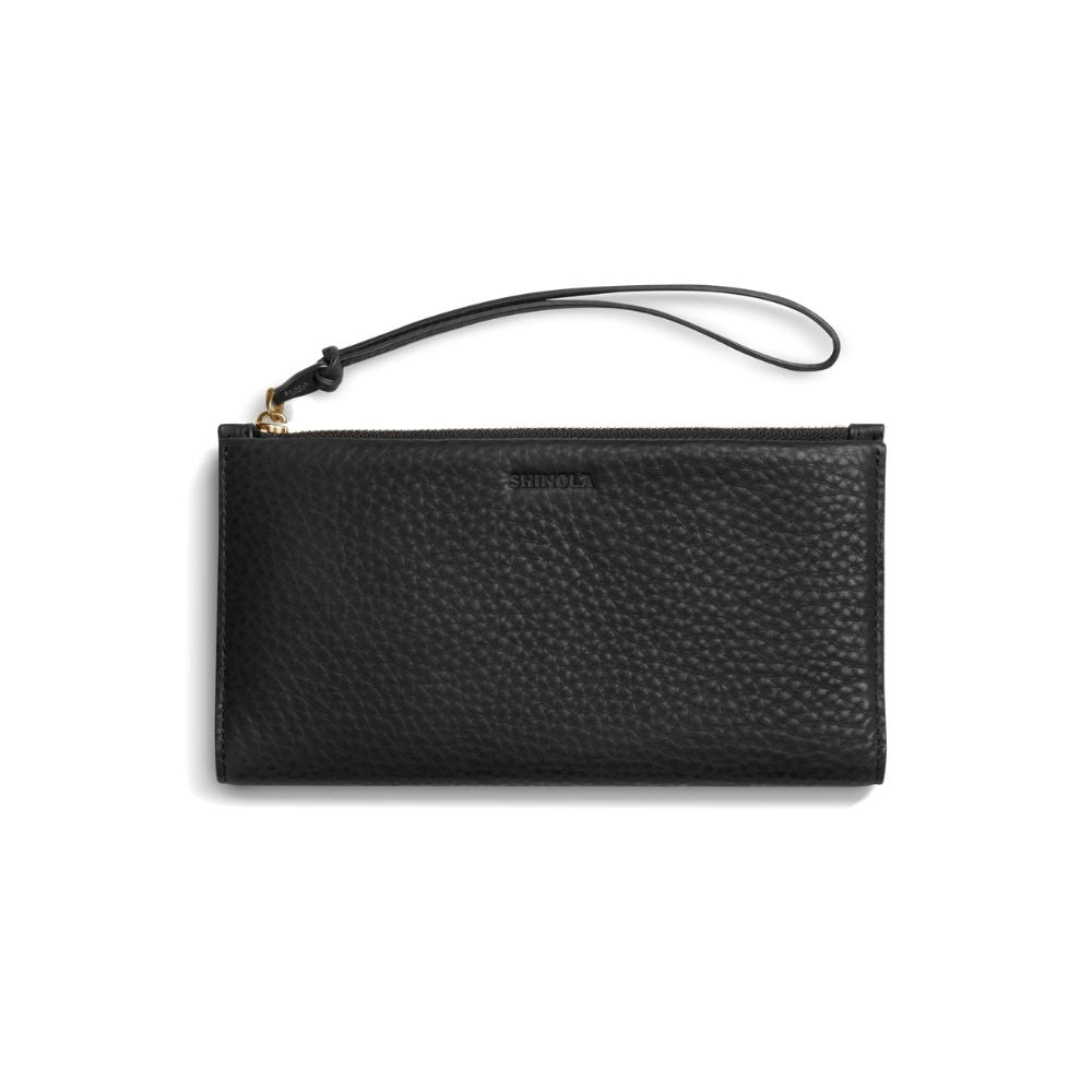 Natural Grain Wallet Wristlet