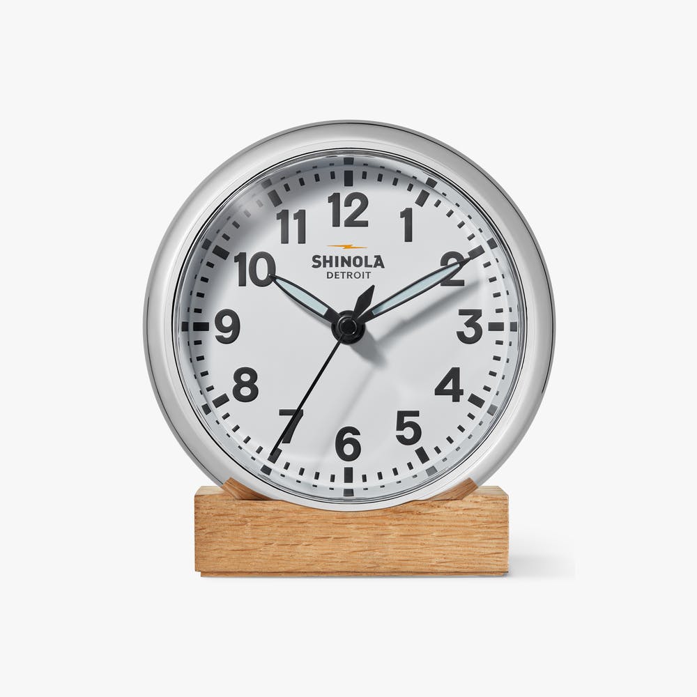 Runwell Desk Clock 6"