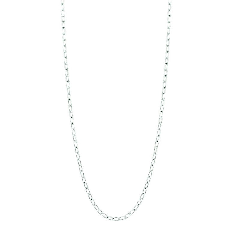 Sterling Silver 18" Paperclip Link Necklace