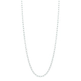 Sterling Silver 18" Paperclip Link Necklace