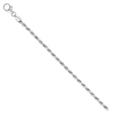 Diamond Cut Rope Chain24"