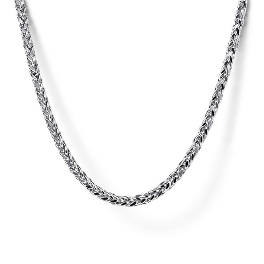 Sterling Silver 1.9mm Wheat Chain Necklace 24-Inch