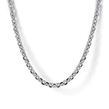 Sterling Silver 2.85mm Link Chain Necklace 24-Inch