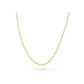 LOLA 18" 3mm Gold Plated Signature Rolo Chain