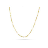 LOLA 18" 3mm Gold Plated Signature Rolo Chain