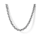 Sterling Silver 3.6mm Solid Link Chain Necklace