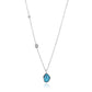 Sterling Silver Turquoise Pendant Necklace