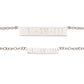 LOLA Medium Love Code 1-4-3 Bar Necklace