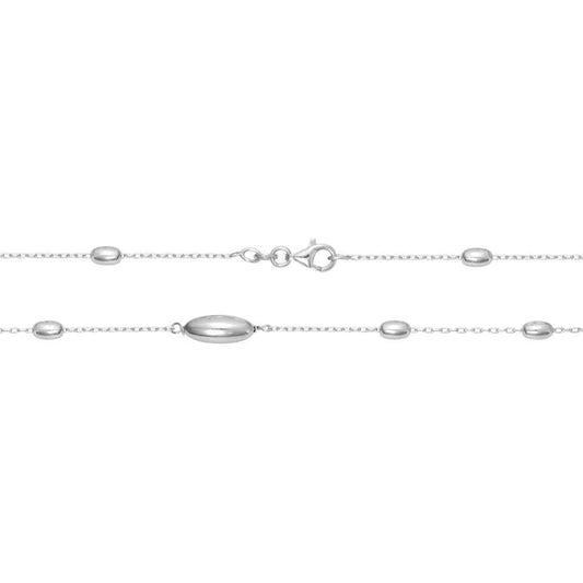 Oval Beaded Necklace