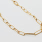 Timeless Long Fine Oval Link Necklace