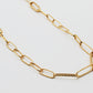 Timeless Long Fine Oval Link Necklace