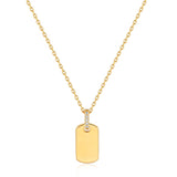 Glam Tag Necklace