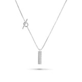 Acies Triple Bar Pendant Necklace