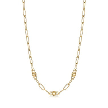 Orb Link Chunky Chain Necklace