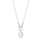 Pearl Sparkle Pendant Necklace