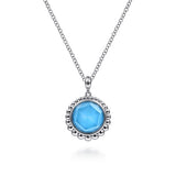 Turquoise Pendant Necklace