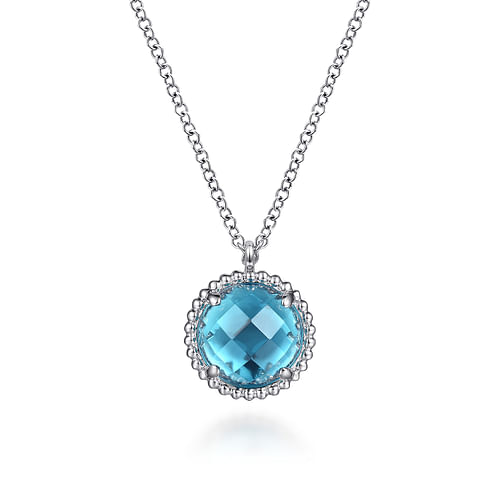 Bujukan Blue Topaz Pendant Necklace