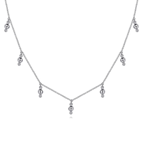 Beaded Droplet Necklace