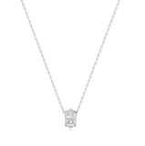 Geometic Sparkle Pendant Necklace