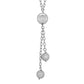 S/S Y Necklace w/Bead Drop Necklace