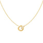 Gold Tone Linked Necklace