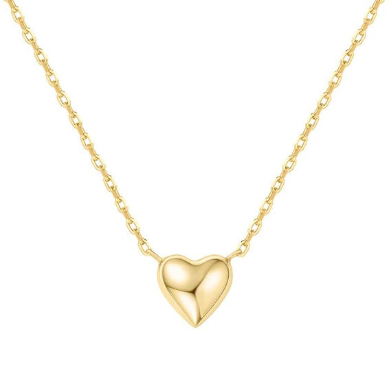 Gold Tone Sweetheart Necklace