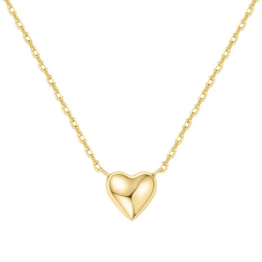 Gold Tone Sweetheart Necklace