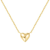 Gold Tone Sweetheart Necklace