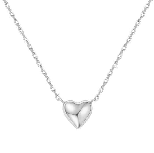 Silver Sweetheart Necklace