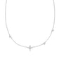 Eight-Pointed Star CZ Necklace