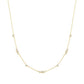 Sparkling Bezel Cubic CZ Necklace