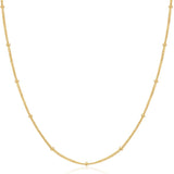 Sterling Silver Gold Plated Orb Chain Necklace - Ania Haie