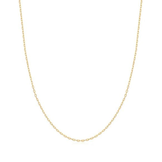 Sterling Silver Gold Plated Mini Link Charm Chain - Ania Haie