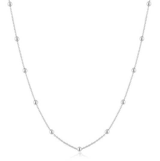 Sterling Silver Bobble Long Chain - Ania Haie