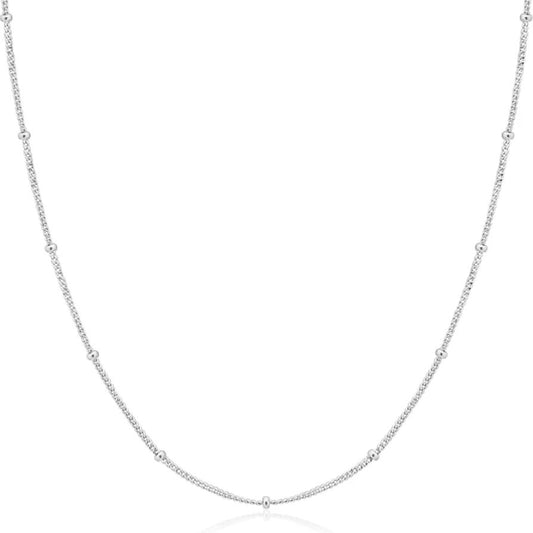 Sterling Silver Orb Chain Necklace - Ania Haie