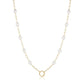 Sterling Silver Gold Plated Pearl Chain Charm Connect - Ania Haie