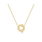 Asymmetric Beaded Circle Necklace