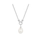S/S Silver Linked Shell Pearl