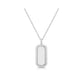 Sparkling Tag Necklace