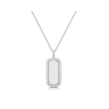Sparkling Tag Necklace